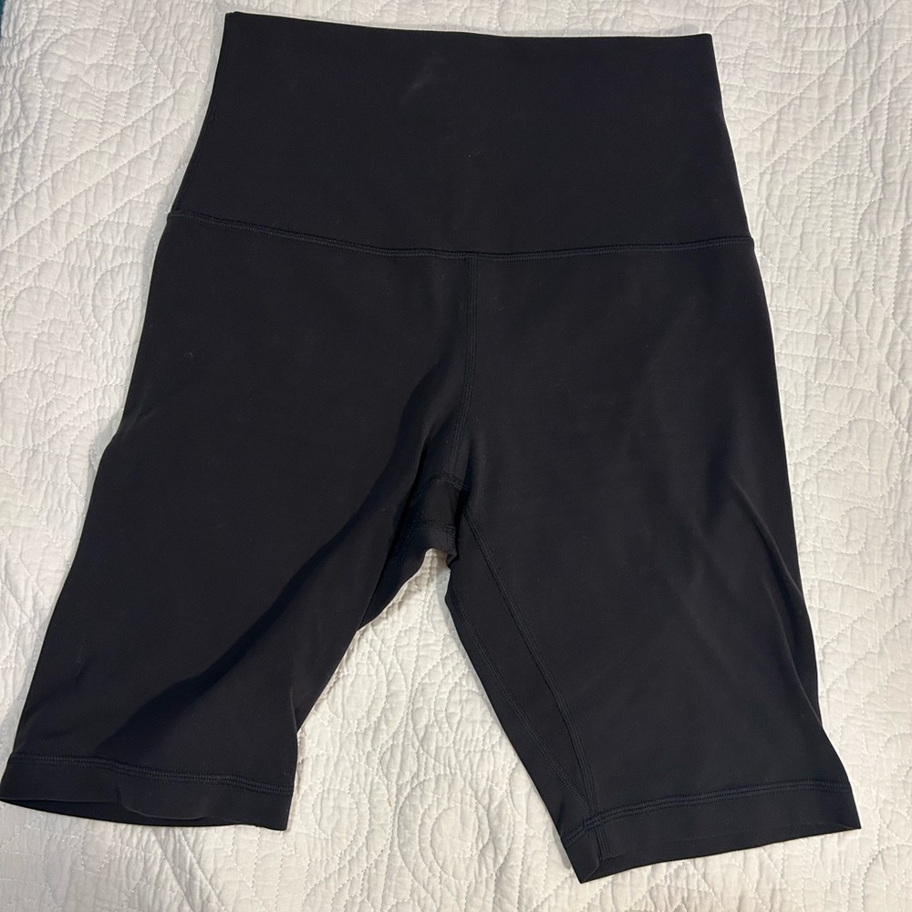 lululemon athletica Black High-Rise Bike Shorts